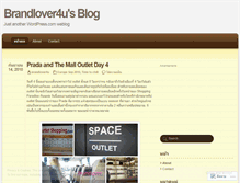 Tablet Screenshot of brandlover4u.wordpress.com
