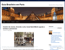 Tablet Screenshot of guiabrasileiroemparis.wordpress.com