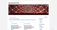 Desktop Screenshot of apartmentsrent01.wordpress.com