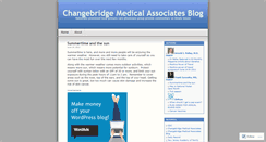 Desktop Screenshot of changebridgemed.wordpress.com