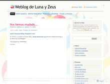 Tablet Screenshot of lunazeus.wordpress.com