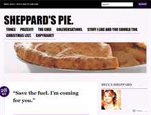 Tablet Screenshot of beccasheppard.wordpress.com