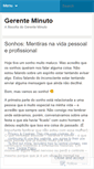 Mobile Screenshot of gerenteminuto.wordpress.com