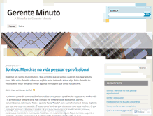 Tablet Screenshot of gerenteminuto.wordpress.com