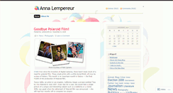 Desktop Screenshot of anna2887.wordpress.com