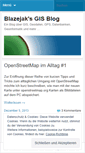 Mobile Screenshot of blazejaksgis.wordpress.com