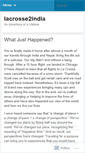 Mobile Screenshot of lax2india.wordpress.com