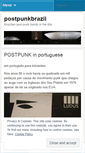 Mobile Screenshot of postpunkbrazil.wordpress.com