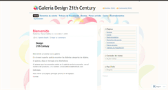 Desktop Screenshot of design21centurygallery.wordpress.com