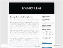 Tablet Screenshot of mrericscott.wordpress.com