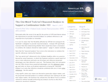 Tablet Screenshot of americanipa.wordpress.com
