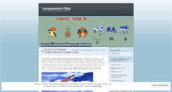 Desktop Screenshot of lancepokemon.wordpress.com
