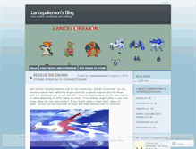 Tablet Screenshot of lancepokemon.wordpress.com