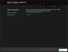 Tablet Screenshot of nerfstrikeforce.wordpress.com
