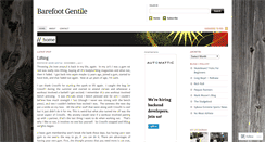 Desktop Screenshot of barefootgentile.wordpress.com