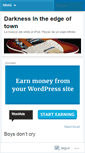 Mobile Screenshot of darknessedgetown.wordpress.com