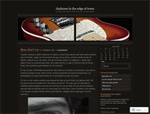 Tablet Screenshot of darknessedgetown.wordpress.com