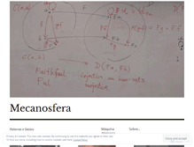 Tablet Screenshot of mecanosfera.wordpress.com