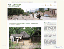 Tablet Screenshot of porlahuella.wordpress.com