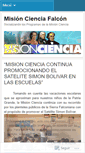 Mobile Screenshot of misioncienciafalcon.wordpress.com