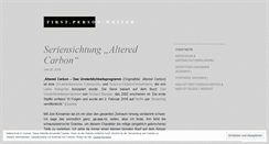Desktop Screenshot of inderst.wordpress.com