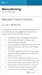 Mobile Screenshot of mancationing.wordpress.com