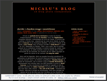 Tablet Screenshot of micalu.wordpress.com