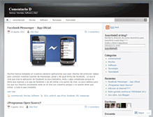 Tablet Screenshot of comentariod.wordpress.com