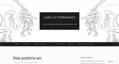 Desktop Screenshot of camilafernandes.wordpress.com