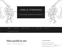 Tablet Screenshot of camilafernandes.wordpress.com