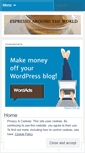 Mobile Screenshot of espressoaroundtheworld.wordpress.com