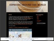 Tablet Screenshot of espressoaroundtheworld.wordpress.com