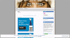 Desktop Screenshot of jesstheactress.wordpress.com