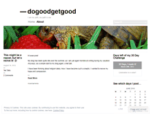 Tablet Screenshot of dogoodgetgood.wordpress.com