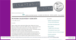 Desktop Screenshot of elkartasunaukera.wordpress.com