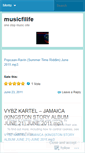 Mobile Screenshot of musicfilife.wordpress.com