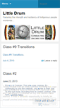 Mobile Screenshot of littledrum.wordpress.com
