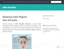 Tablet Screenshot of infopenyakitsinusitis.wordpress.com