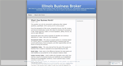 Desktop Screenshot of illinoisbusinessbroker.wordpress.com