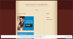 Desktop Screenshot of indocigar.wordpress.com