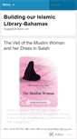 Mobile Screenshot of islamiclibrarybahamas.wordpress.com