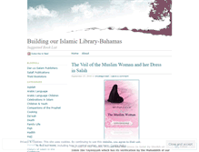 Tablet Screenshot of islamiclibrarybahamas.wordpress.com