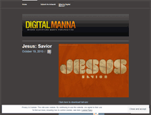 Tablet Screenshot of digitalmanna.wordpress.com