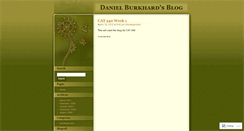 Desktop Screenshot of danielburkhard.wordpress.com