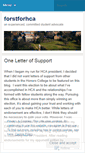 Mobile Screenshot of forstforhca.wordpress.com