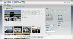 Desktop Screenshot of idaza.wordpress.com