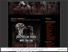 Tablet Screenshot of hysteriasl.wordpress.com