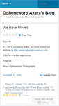Mobile Screenshot of ogheneworoakara.wordpress.com