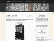 Tablet Screenshot of coalcreekcamp.wordpress.com