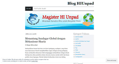 Desktop Screenshot of magisterhiunpad.wordpress.com